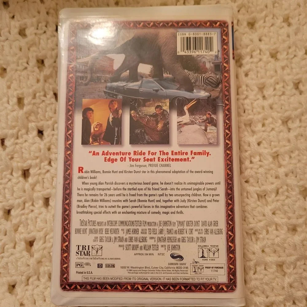 Jumanji VHS Movie - Picture 5 of 5